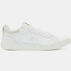 Baskets en Cuir Stadium blanches-Le Coq Sportif Outlet