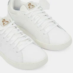 Baskets en Cuir Stadium blanches-Le Coq Sportif Outlet
