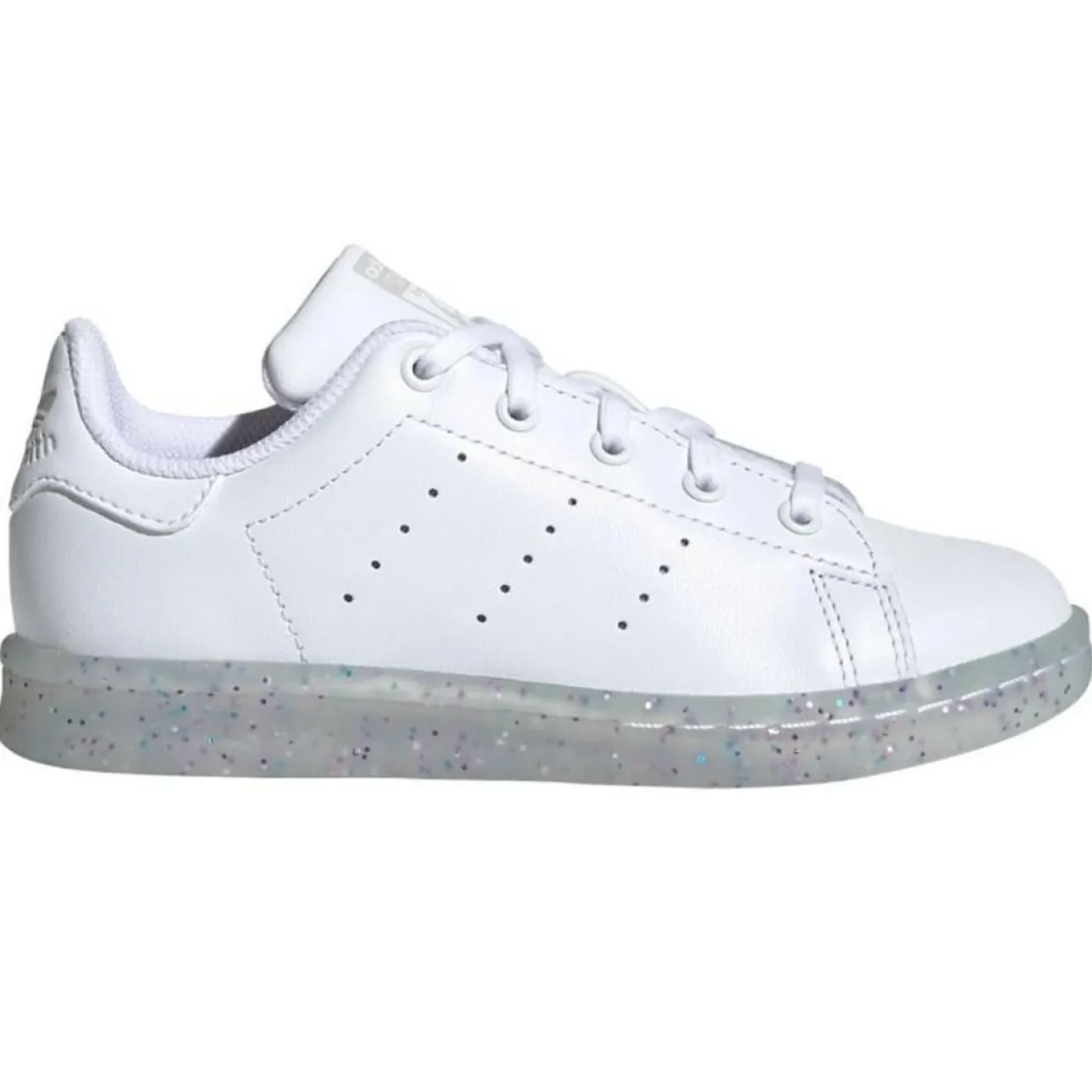Baskets en Cuir Stan Smith Paillettes blanches-Adidas Hot