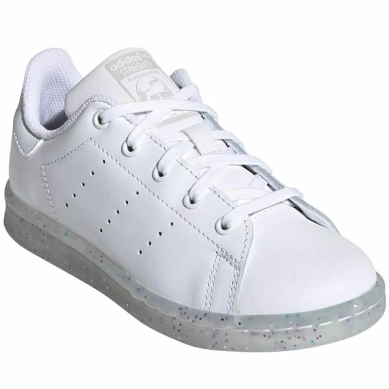 Baskets en Cuir Stan Smith Paillettes blanches-Adidas Hot