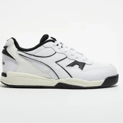 Baskets en Cuir Winner blanc/gris-Diadora Discount
