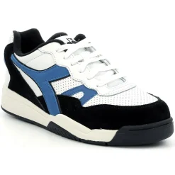 Homme Diadora Baskets^Baskets en Cuir Winner Sl noir/bleu/blanc