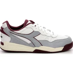 Baskets en Cuir Winner Sl gris/blanc/rouge-Diadora Online