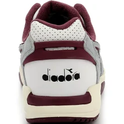 Baskets en Cuir Winner Sl gris/blanc/rouge-Diadora Online