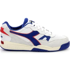 Baskets en Cuir Winner Sl blanc/bleu-Diadora Online