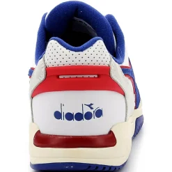 Baskets en Cuir Winner Sl blanc/bleu-Diadora Online