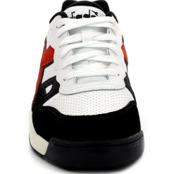 Homme Diadora Baskets^Baskets en Cuir Winner Sl noir/rouge/blanc