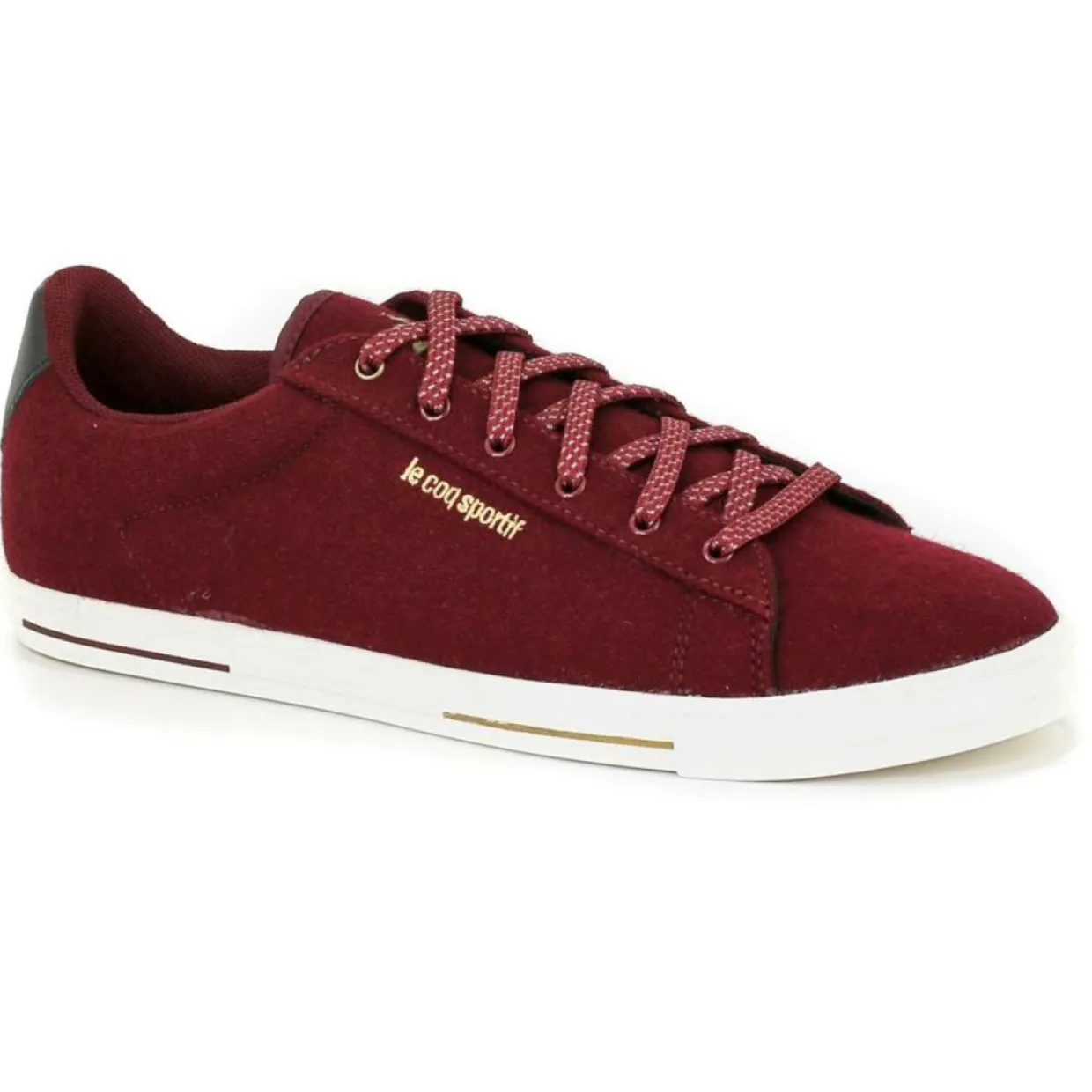 Baskets en Laine mélangée Agate Winter bordeaux-Le Coq Sportif Discount