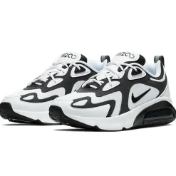 Homme Nike Baskets^Baskets en Tissu & Cuir Air Max 200 blanc/noir