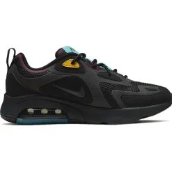 Homme Nike Baskets^Baskets en Tissu & Cuir Air Max 200 noir/bleu/bordeaux