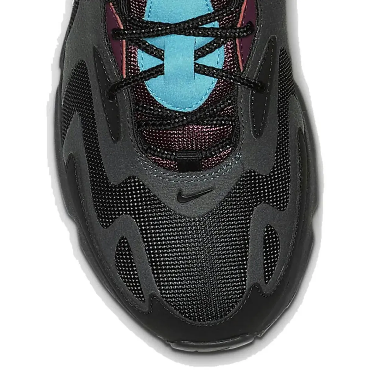 Homme Nike Baskets^Baskets en Tissu & Cuir Air Max 200 noir/bleu/bordeaux