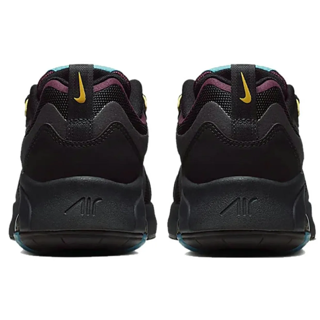 Homme Nike Baskets^Baskets en Tissu & Cuir Air Max 200 noir/bleu/bordeaux