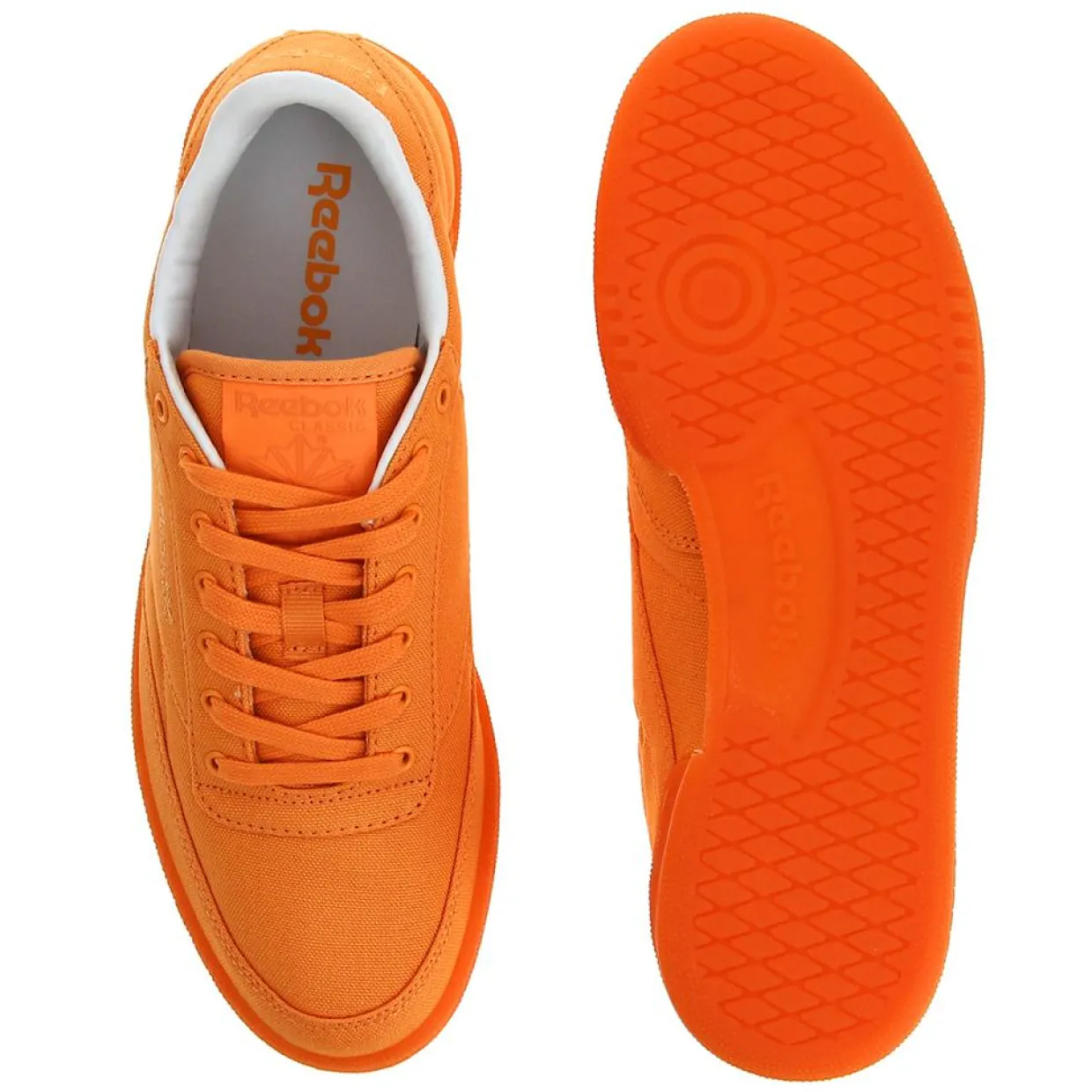 Baskets en Toile Club C 85 Canvas orange-Reebok