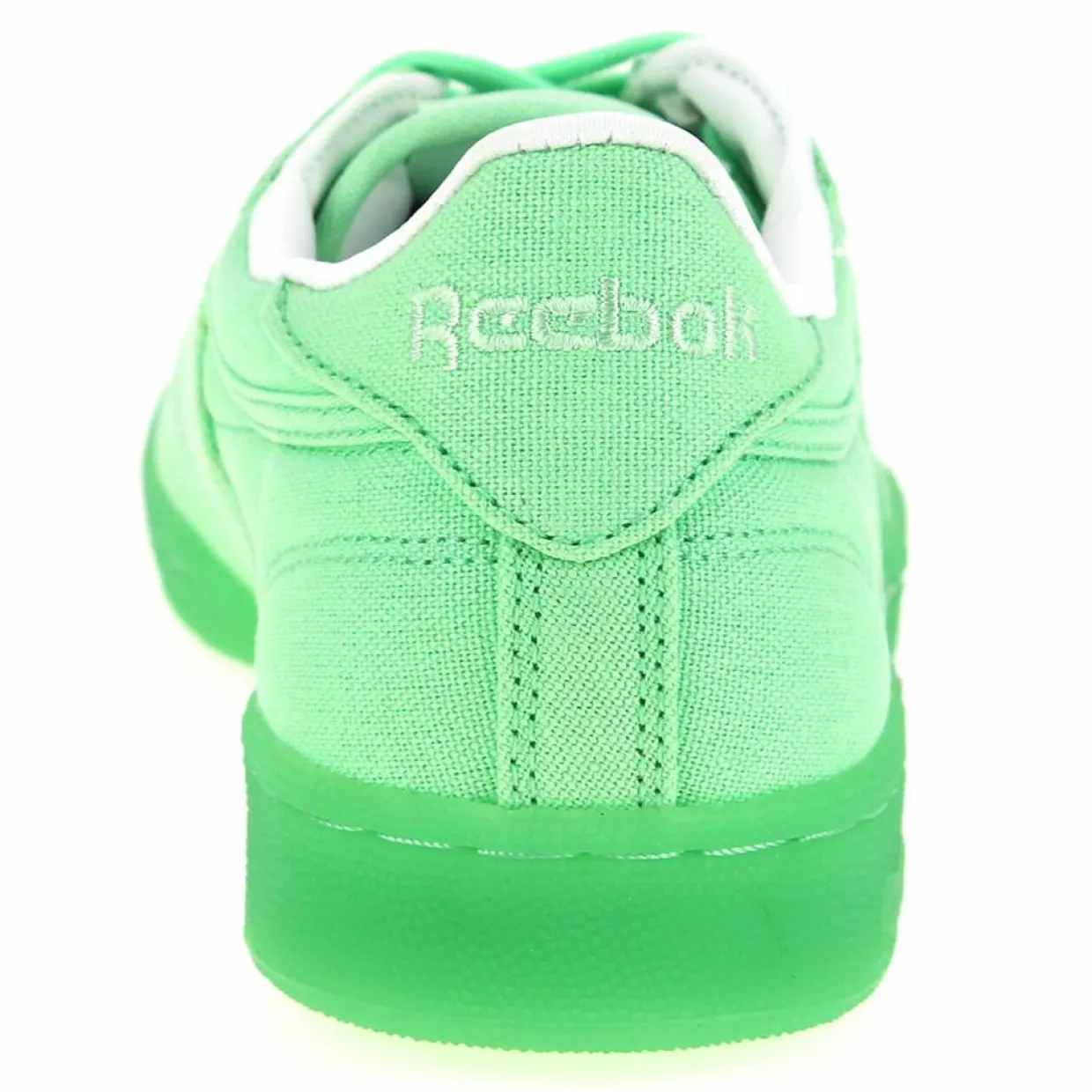 Femme Reebok Baskets^Baskets en Toile Club C 85 Canvas vertes