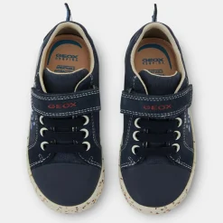 Enfant Geox Bébé^Baskets en Toile de coton Kilwi bleues