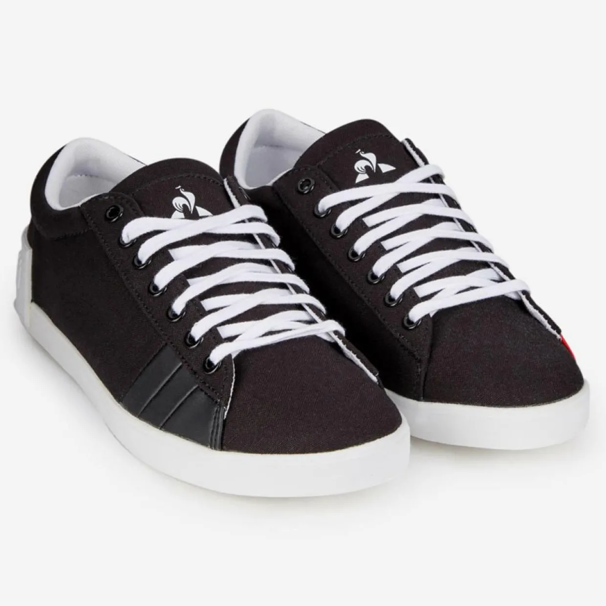 Baskets en Toile Flag noires-Le Coq Sportif Sale