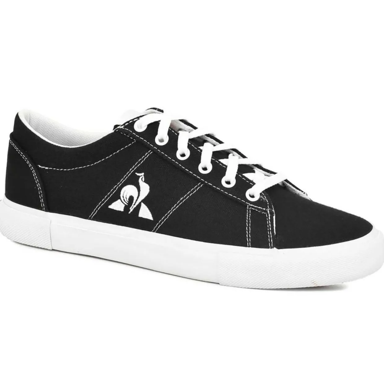 Femme Le Coq Sportif Baskets^Baskets en Toile Verdon Plus noires