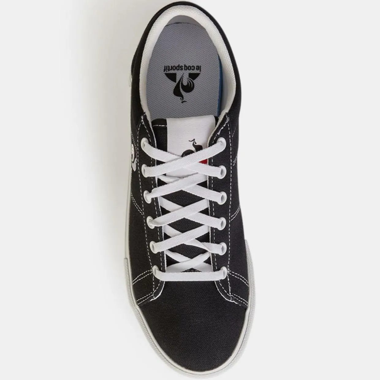 Femme Le Coq Sportif Baskets^Baskets en Toile Verdon Plus noires