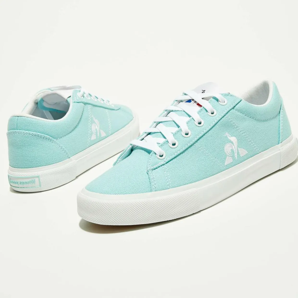 Femme Le Coq Sportif Baskets^Baskets en Toile Verdon Plus turquoise