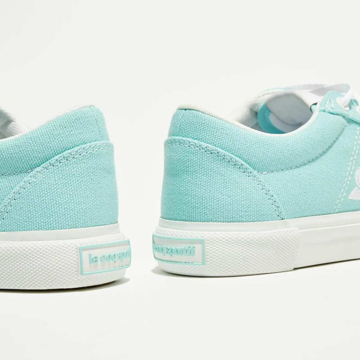 Femme Le Coq Sportif Baskets^Baskets en Toile Verdon Plus turquoise