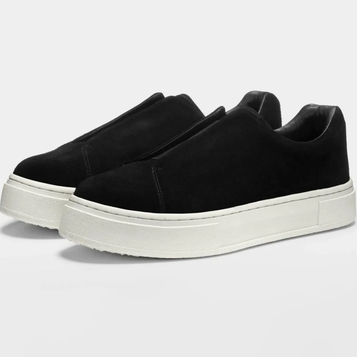 Baskets en Velours de Cuir Doja So Suede noires-Eytys Clearance