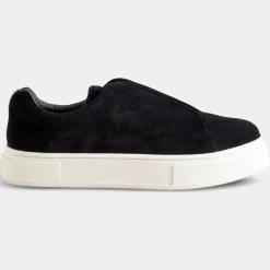 Baskets en Velours de Cuir Doja So Suede noires-Eytys Clearance