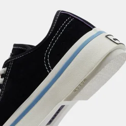 Baskets en Velours de Cuir Laguna blanc/noir-Eytys