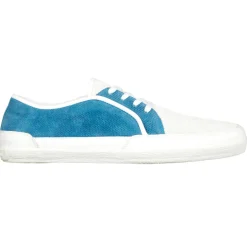 Baskets en Velours de Cuir bleu/blanc-Dolce & Gabbana New