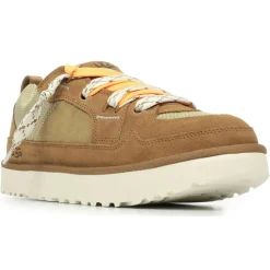 Homme Ugg Baskets^Baskets en Velours de Cuir Lo Lowmel marron