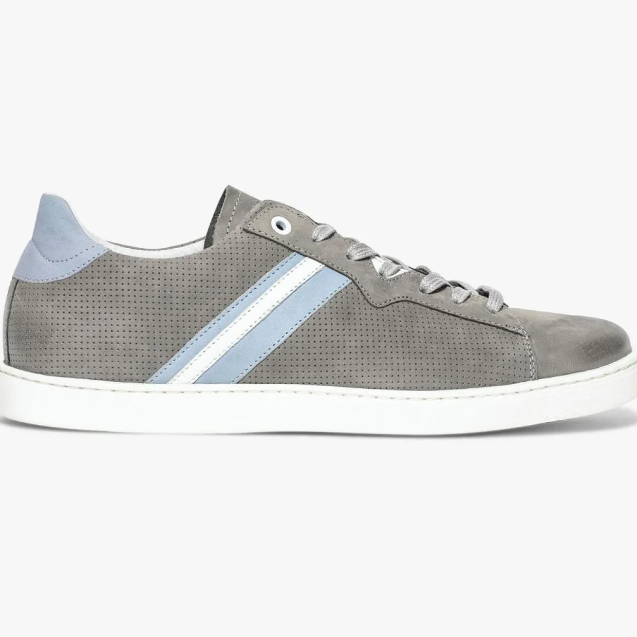 Homme Bocage Baskets^Baskets en Velours de Cuir Koumac grises
