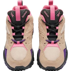 Baskets en Velours de Cuir & Mesh Aztrek Double Mix T rose/violet-Reebok Sale