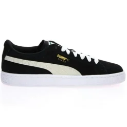 Baskets en Velours de Cuir à lacets noires-Puma Best