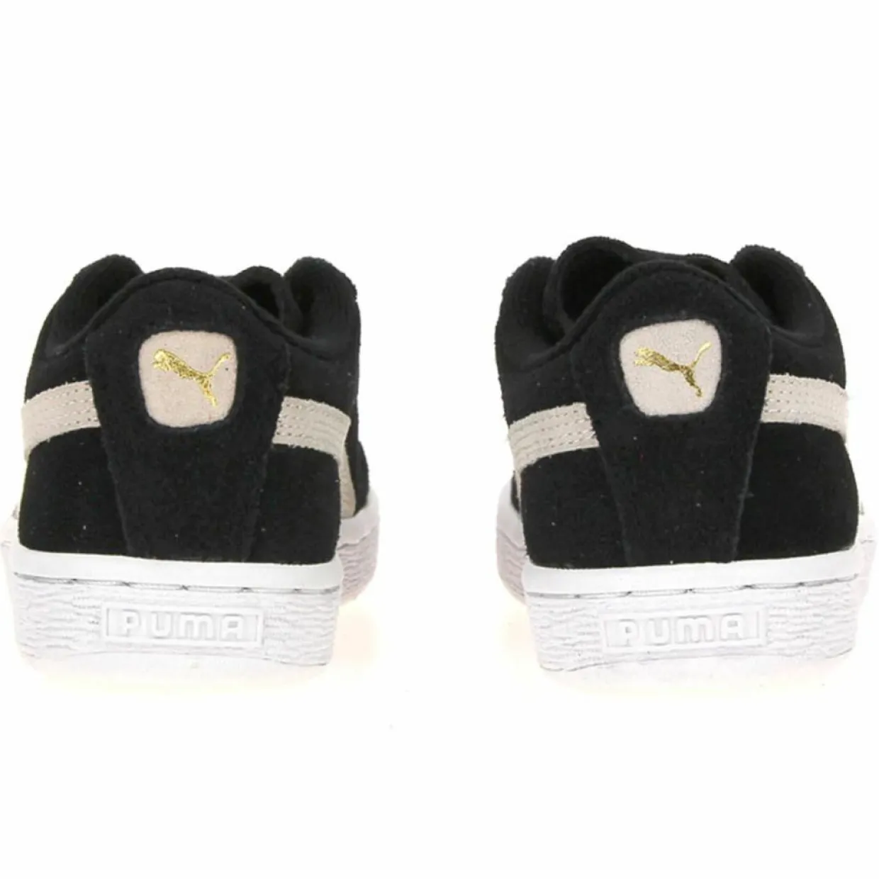 Baskets en Velours de Cuir à lacets noires-Puma Best