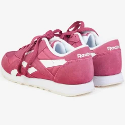 Baskets en Velours de Cuir & Mesh Cl Nylon Cn4018 rose foncé-Reebok New