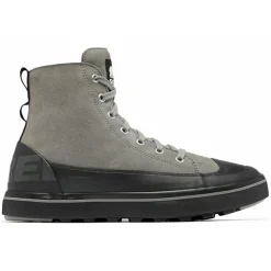 Homme Sorel Baskets^Baskets en Velours de Cuir Cheyanne Metro Ii Sneak Wp grises