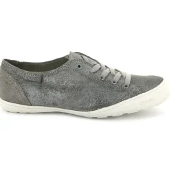 Baskets en Velours de Cuir irisé Game grises-Palladium Online