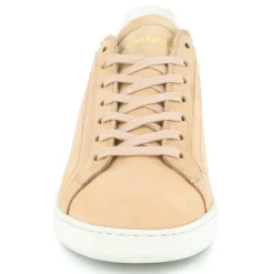 Baskets en Velours de Cuir Avantage beige/blanc-Le Coq Sportif Best