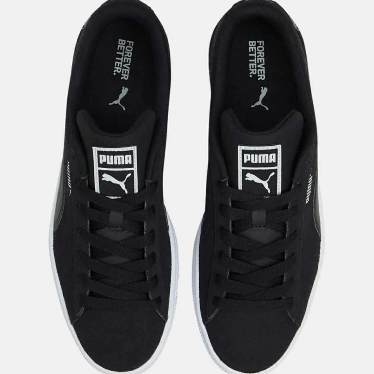 Baskets en Velours de Cuir Re:Style noires-Puma Sale