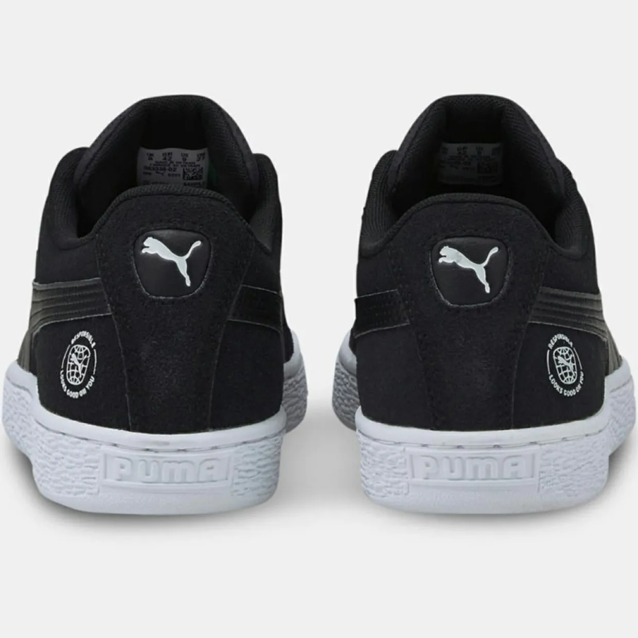 Baskets en Velours de Cuir Re:Style noires-Puma Sale