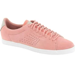 Baskets en Velours de Cuir Charline roses-Le Coq Sportif Sale