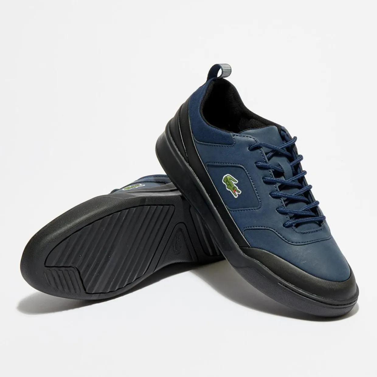 Homme Lacoste Baskets^Baskets Explorateur Sport 417 2 Q4 bleu marine/noir