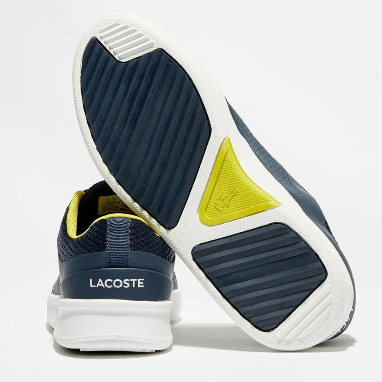 Homme Lacoste Baskets^Baskets Explorateur Sport 317 5 bleu marine/jaune