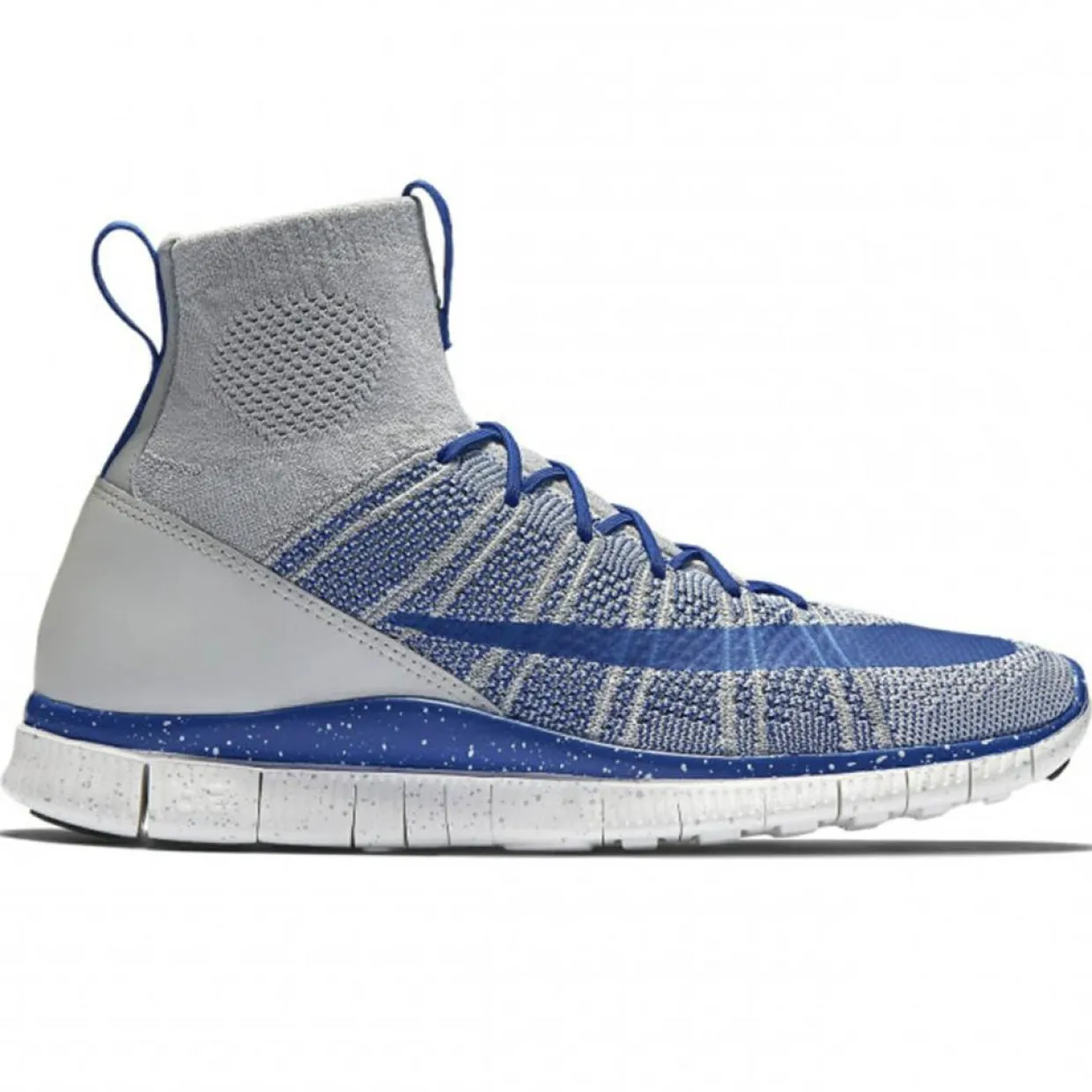 Homme Nike Baskets^Baskets Free Flyknit Mercurial bleu/gris