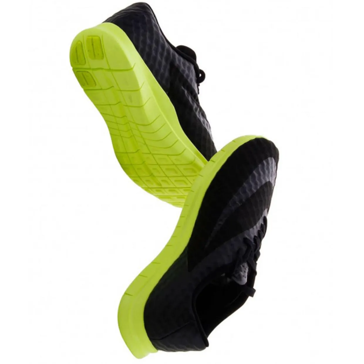 Homme Nike Baskets^Baskets Free Hypervenom Low noir/jaune
