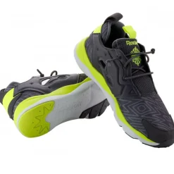 Homme Reebok Baskets^Baskets Furlyte gris/jaune