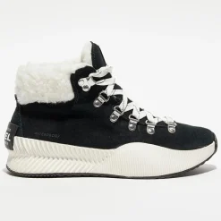 Baskets imperméables en Velours de Cuir Ona III Conquest noir/blanc-Sorel Online