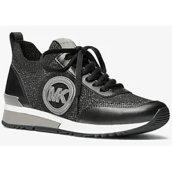 Femme Michael Kors Chaussures Baskets^Baskets Jenkins noir/gris