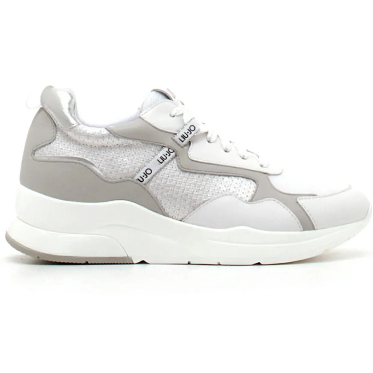 Baskets Karlie blanc/gris clair-Liu-Jo Clearance
