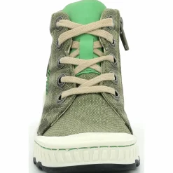 Enfant Kickers Garçon^Baskets Kickrup kaki/gris