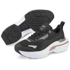 Femme Puma Baskets^Baskets Kosmo Rider Metal noires